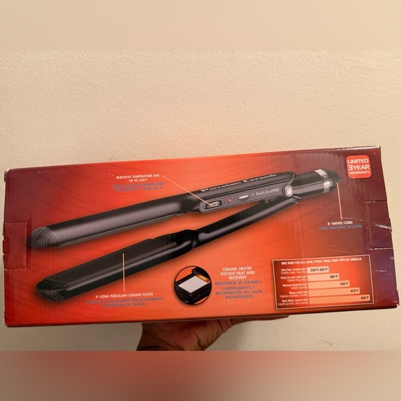 BaBylissPRO Porcelain Ceramic Straightening Iron 2” - Picture 2 of 3